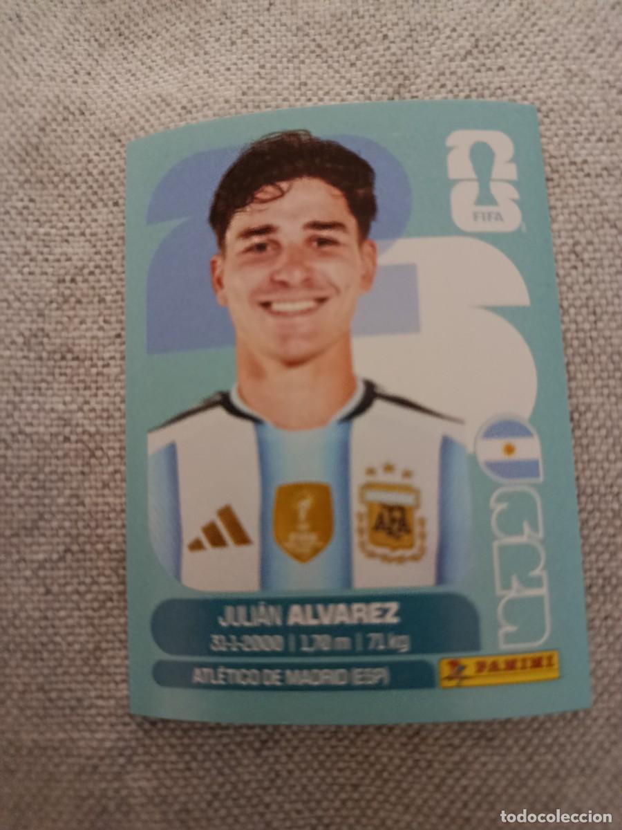 Cromos de Futebol: Mundial Estados Unidos-Mexico-Canad&aacute; 2026. 19- Juli&aacute;n &Aacute;lvarez. Argentina. Nunca pegado.