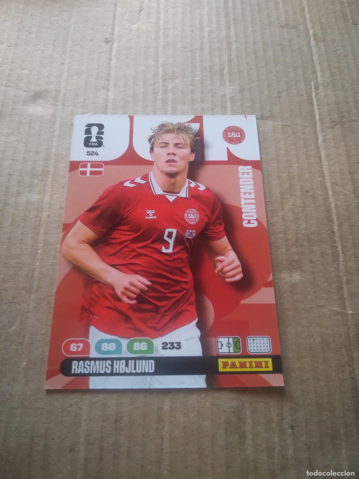 Figurine di Calcio: 524 RASMUS HOJLUND DINAMARCA CROMO FUTBOL PANINI ADRENALYN MUNDIAL 2026 WORLD CUP
