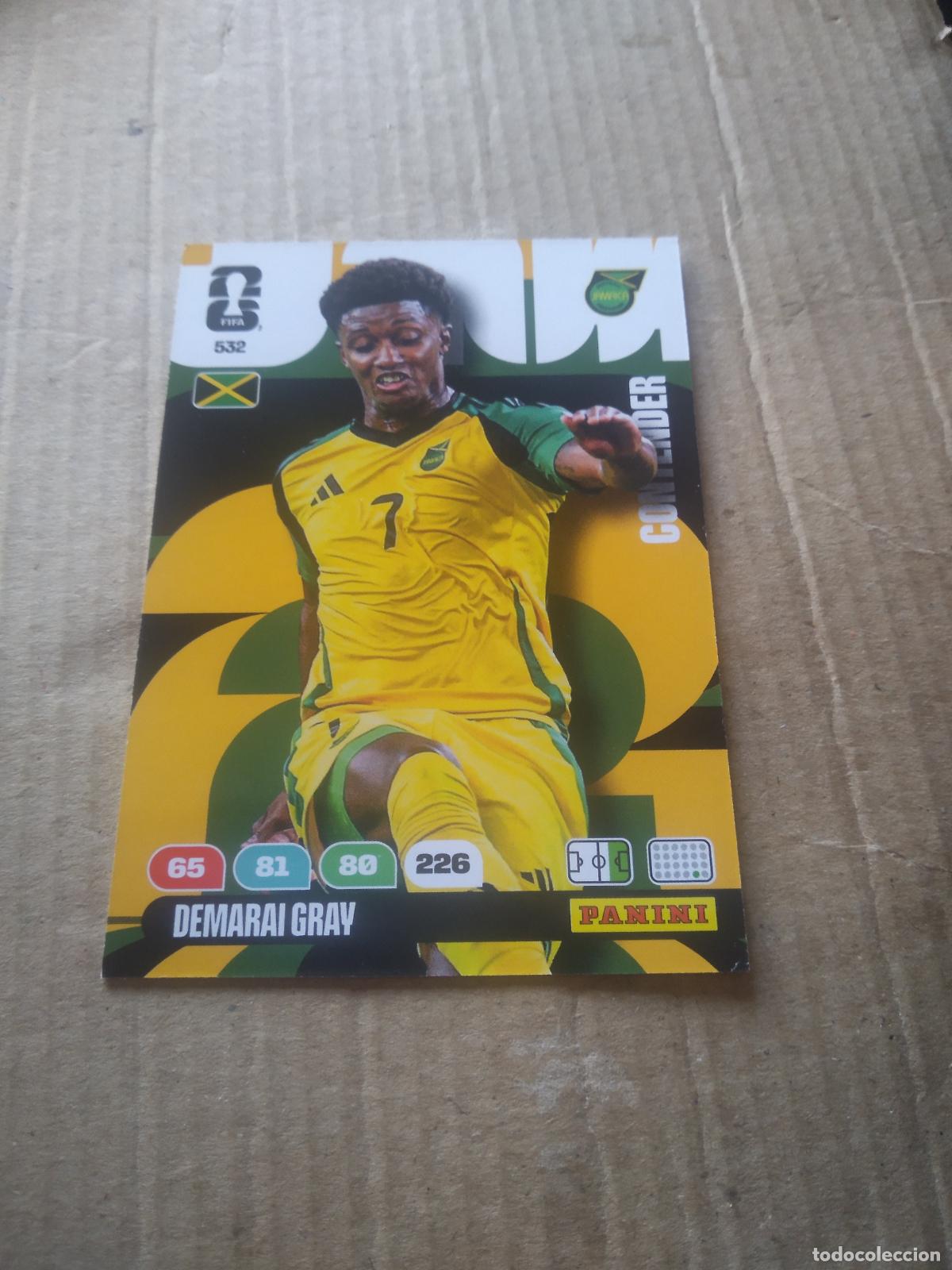 Cromos de Futebol: 532 DEMARAI GRAY JAMAICA CROMO FUTBOL PANINI ADRENALYN MUNDIAL 2026 WORLD CUP