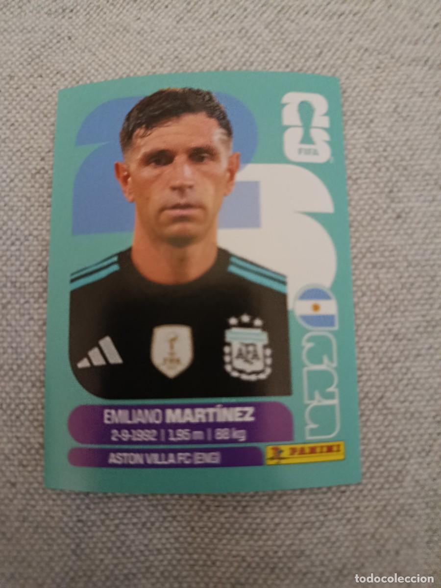Cromos de f&uacute;tbol: Mundial Estados Unidos-Mexico-Canad&aacute; 2026. 2- Mart&iacute;nez. Argentina. Nunca pegado.