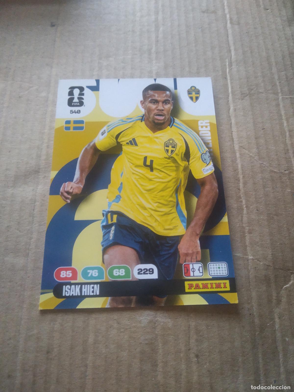 Cromos de f&uacute;tbol: 540 ISAK HIEN SUECIA CROMO FUTBOL PANINI ADRENALYN MUNDIAL 2026 WORLD CUP