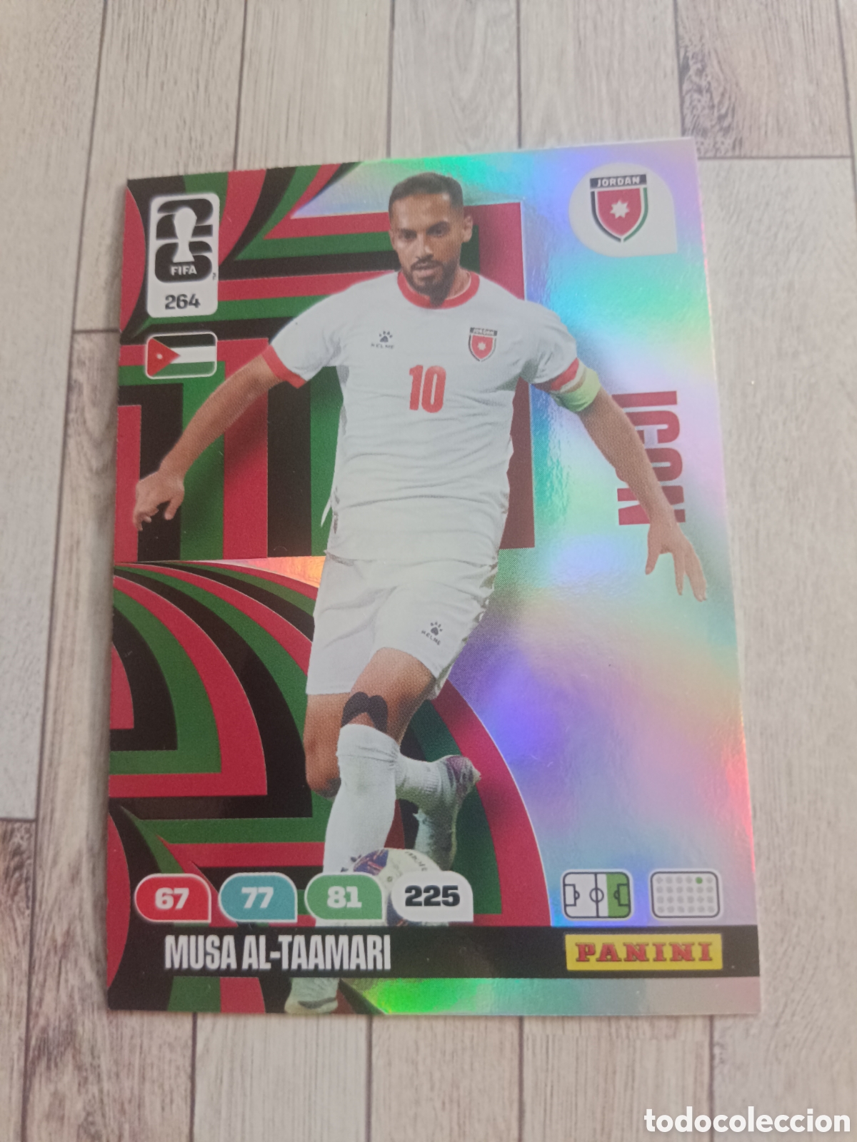 Cromos de f&uacute;tbol: 264 MUSA AL-TAAMARI JORDANIA ICON ADRENALYN XL MUNDIAL FIFA WORLD CUP 2026 PANINI