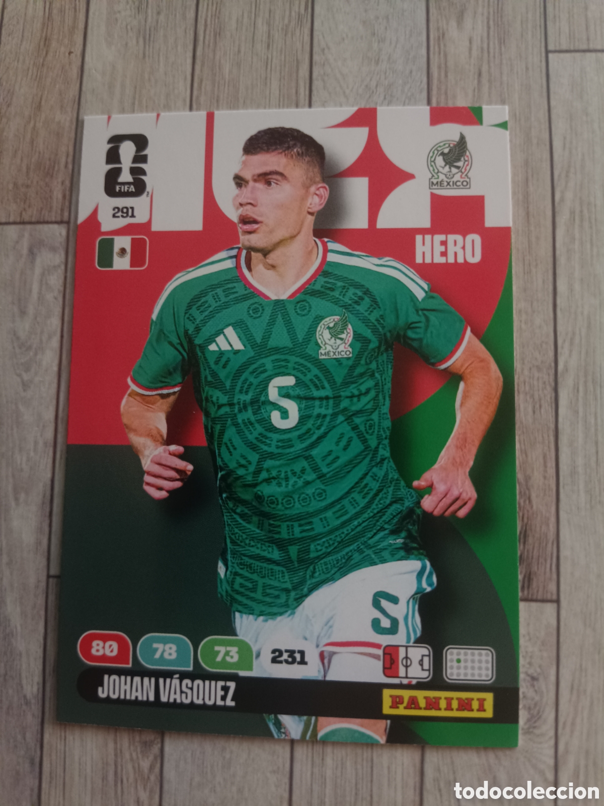 Football Stickers: 291 VASQUEZ MEJICO ADRENALYN XL MUNDIAL FIFA WORLD CUP 2026 PANINI