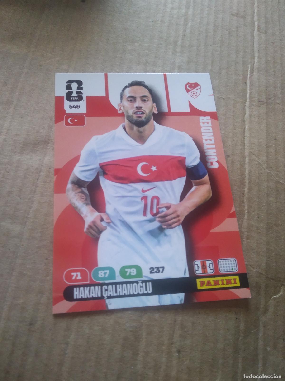 Football Stickers: 546 HAKAN CALHANOGLU TURQUIA CROMO FUTBOL PANINI ADRENALYN MUNDIAL 2026 WORLD CUP