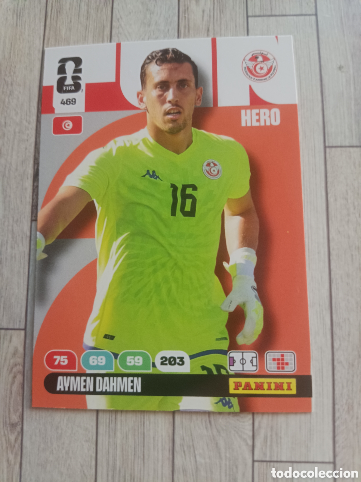 Cromos de f&uacute;tbol: 469 AYMEN DAHMEN TUNEZ HERO ADRENALYN XL MUNDIAL FIFA WORLD CUP 2026 PANINI