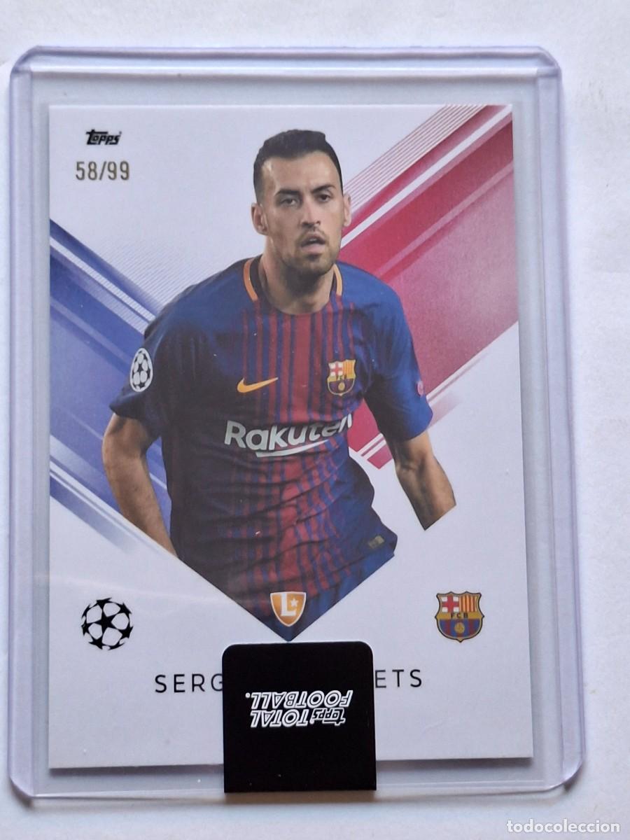 Cromos de f&uacute;tbol: Numerada 58/99 Legend Series UCC #1530 SERGIO BUSQUETS (FC Barcelona) - TOPPS Total Football 2025-26