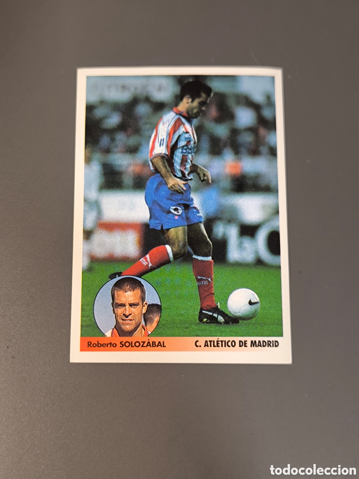 Cromos de f&uacute;tbol: SOLOZABAL 18 Atl&eacute;tico de Madrid Los Mejores equipos de Europa 1996