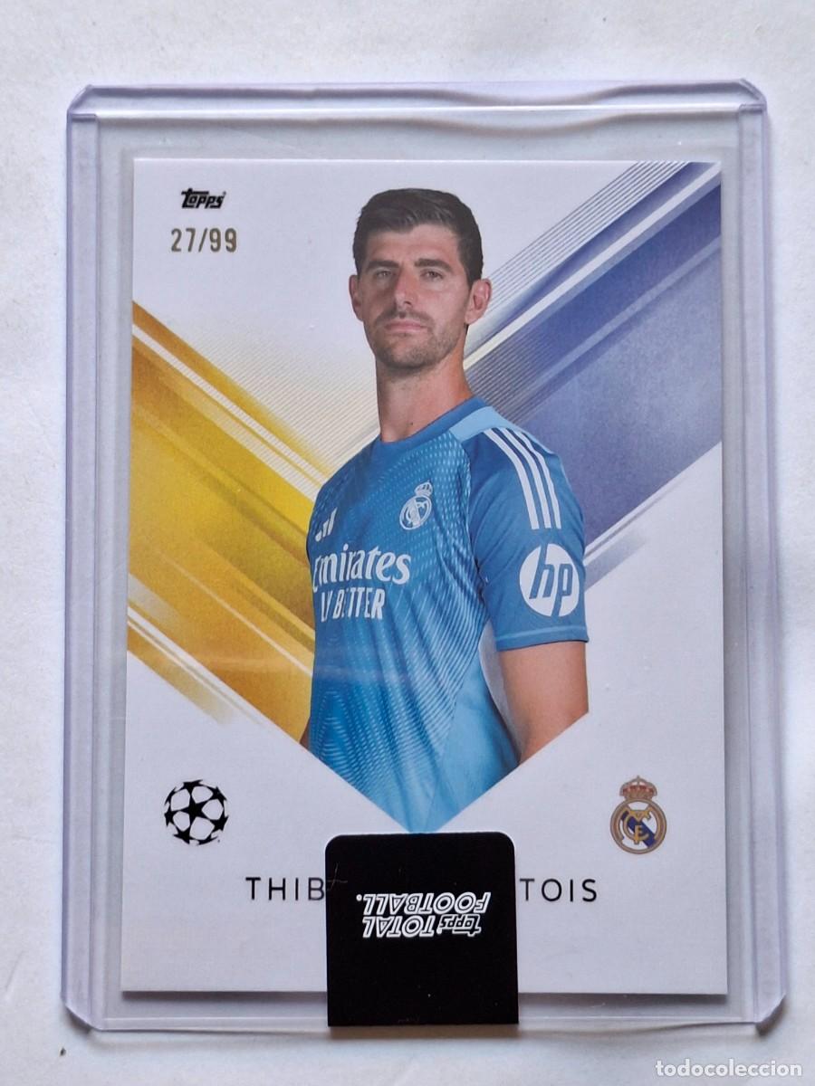 Cromos de f&uacute;tbol: Numerada 27/99 Series 4 UCC #1958 THIBAUT COURTOIS (Real Madrid) - TOPPS Total Football 2025-26
