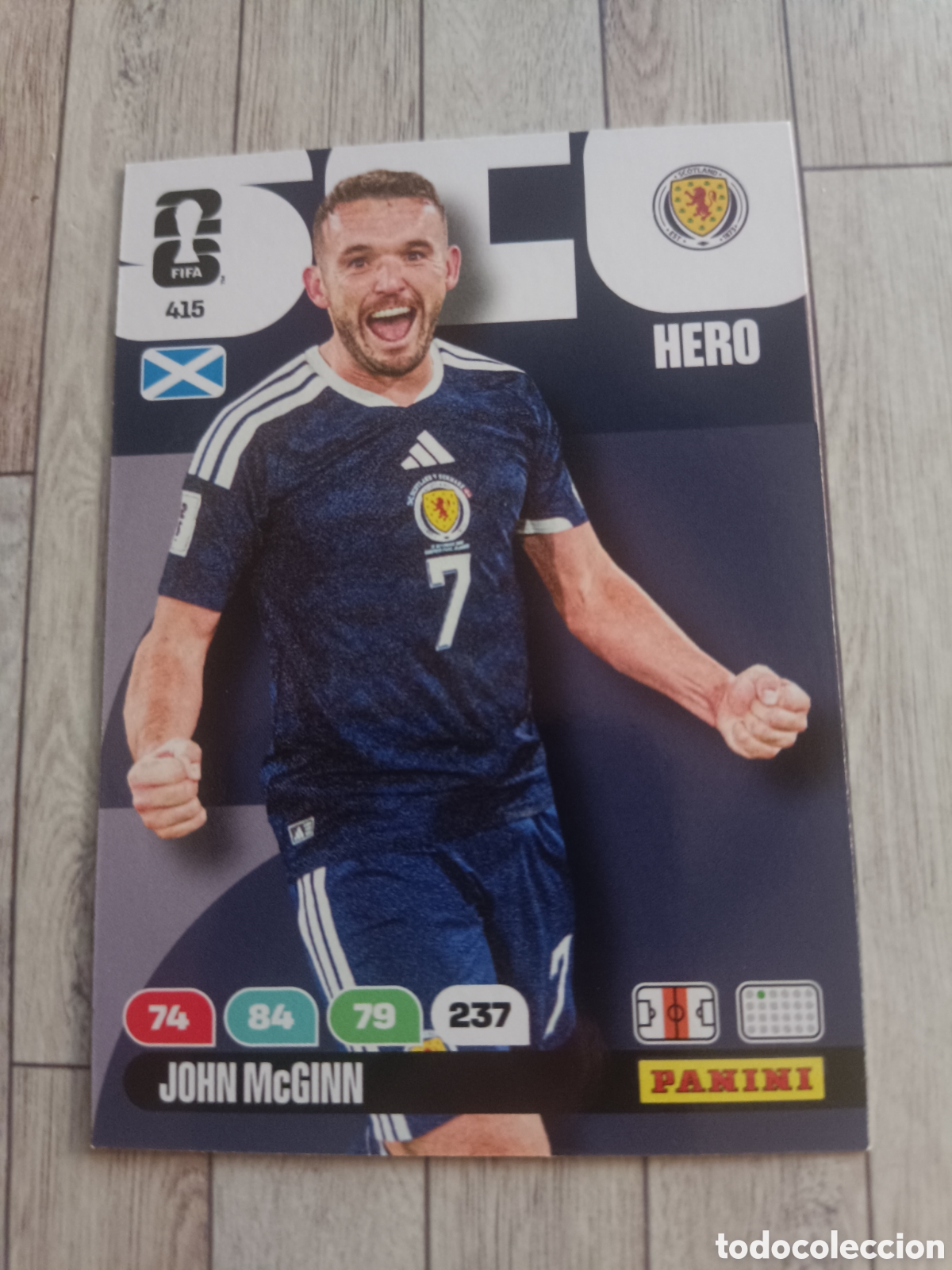 Cromos de f&uacute;tbol: 415 JOHN MCGINN SCOTLAND ESCOCIA HERO ADRENALYN XL MUNDIAL FIFA WORLD CUP 2026 PANINI