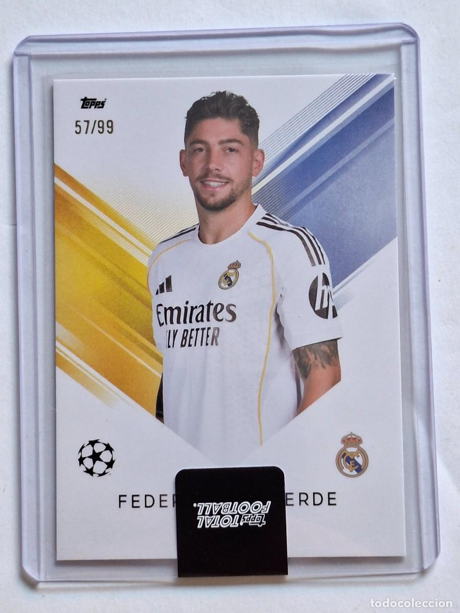 Cromos de f&uacute;tbol: Numerada 57/99 Series 4 UCC #1960 FEDERICO VALVERDE (Real Madrid) - TOPPS Total Football 2025-26