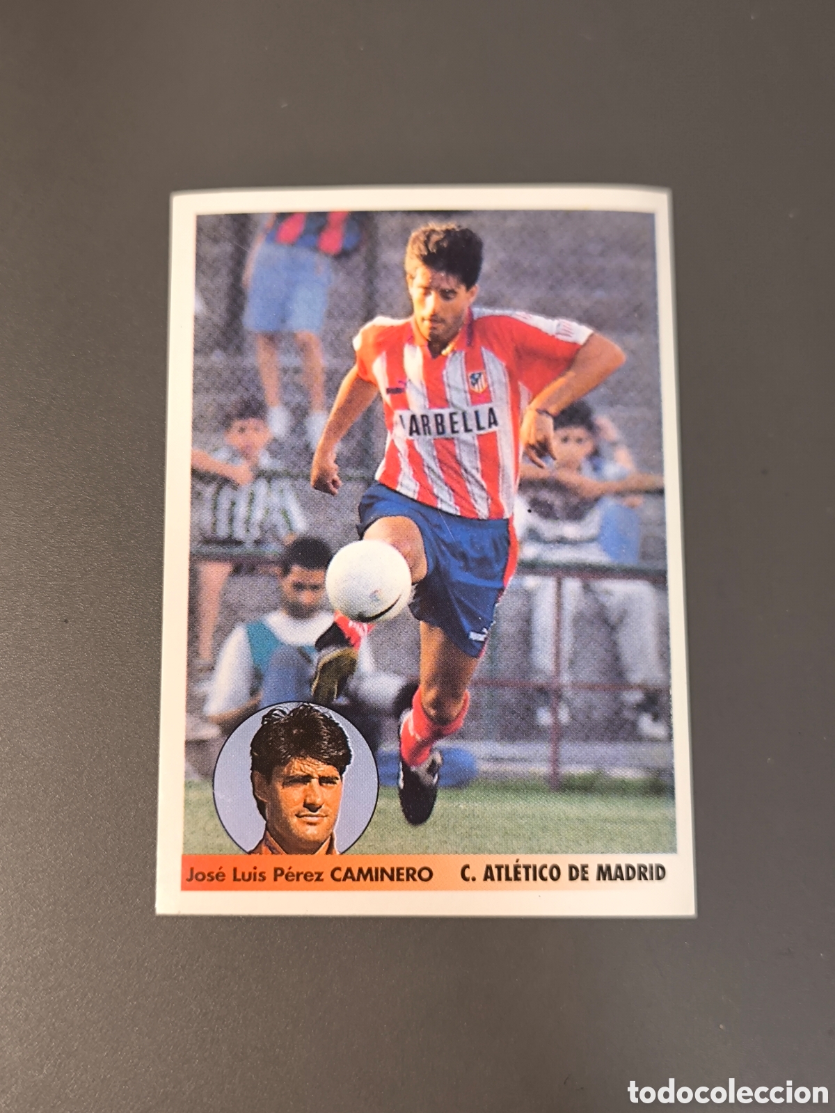 Cromos de f&uacute;tbol: CAMINERO 22 Atl&eacute;tico de Madrid Los Mejores equipos de Europa 1996