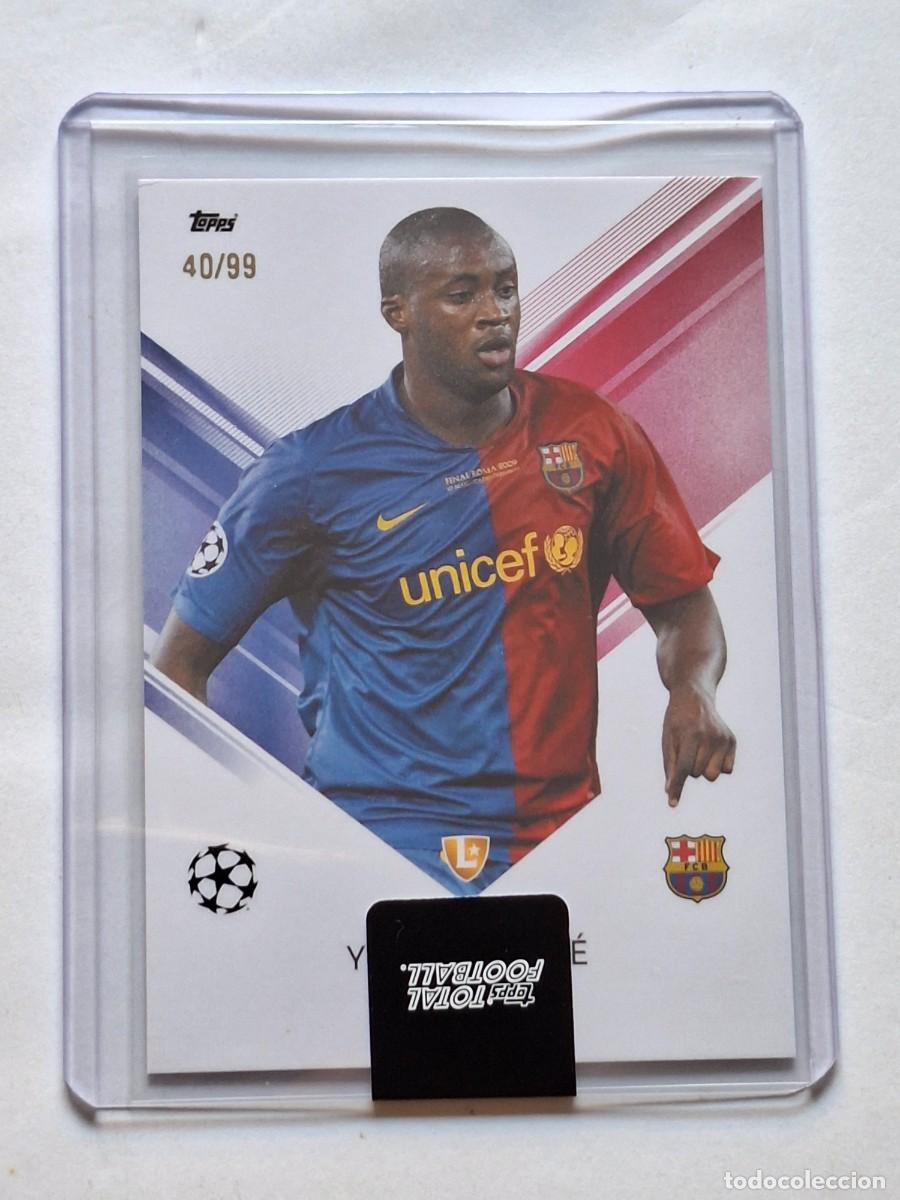 Cromos de f&uacute;tbol: Numerada 40/99 Legend Series 4 UCC #2028 YAYA TAURE (FC Barcelona) - TOPPS Total Football 2025-26