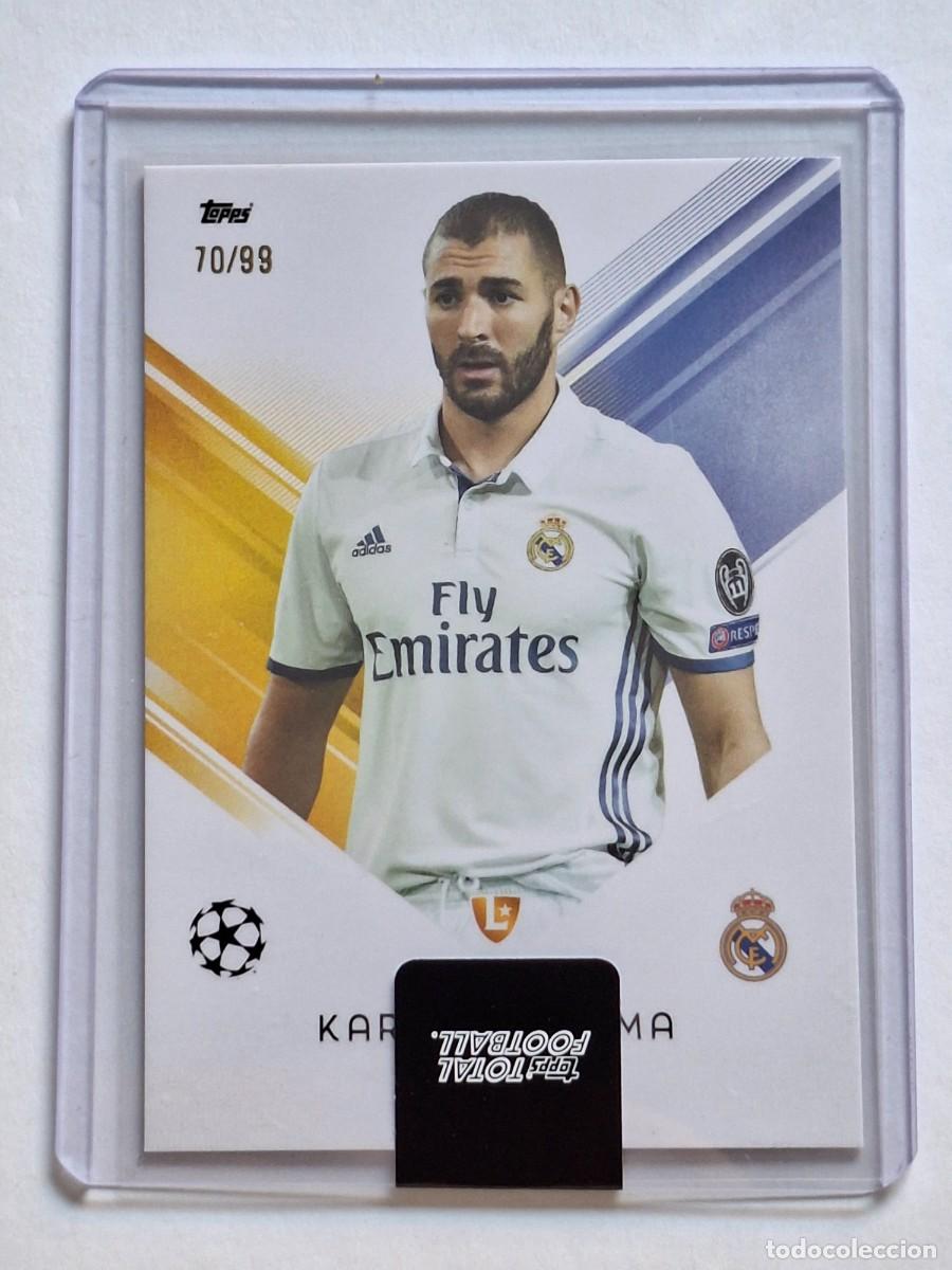 Cromos de f&uacute;tbol: Numerada 70/99 Legend Series 4 UCC #2032 KARIM BENZEMA (Real Madrid) - TOPPS Total Football 2025-26