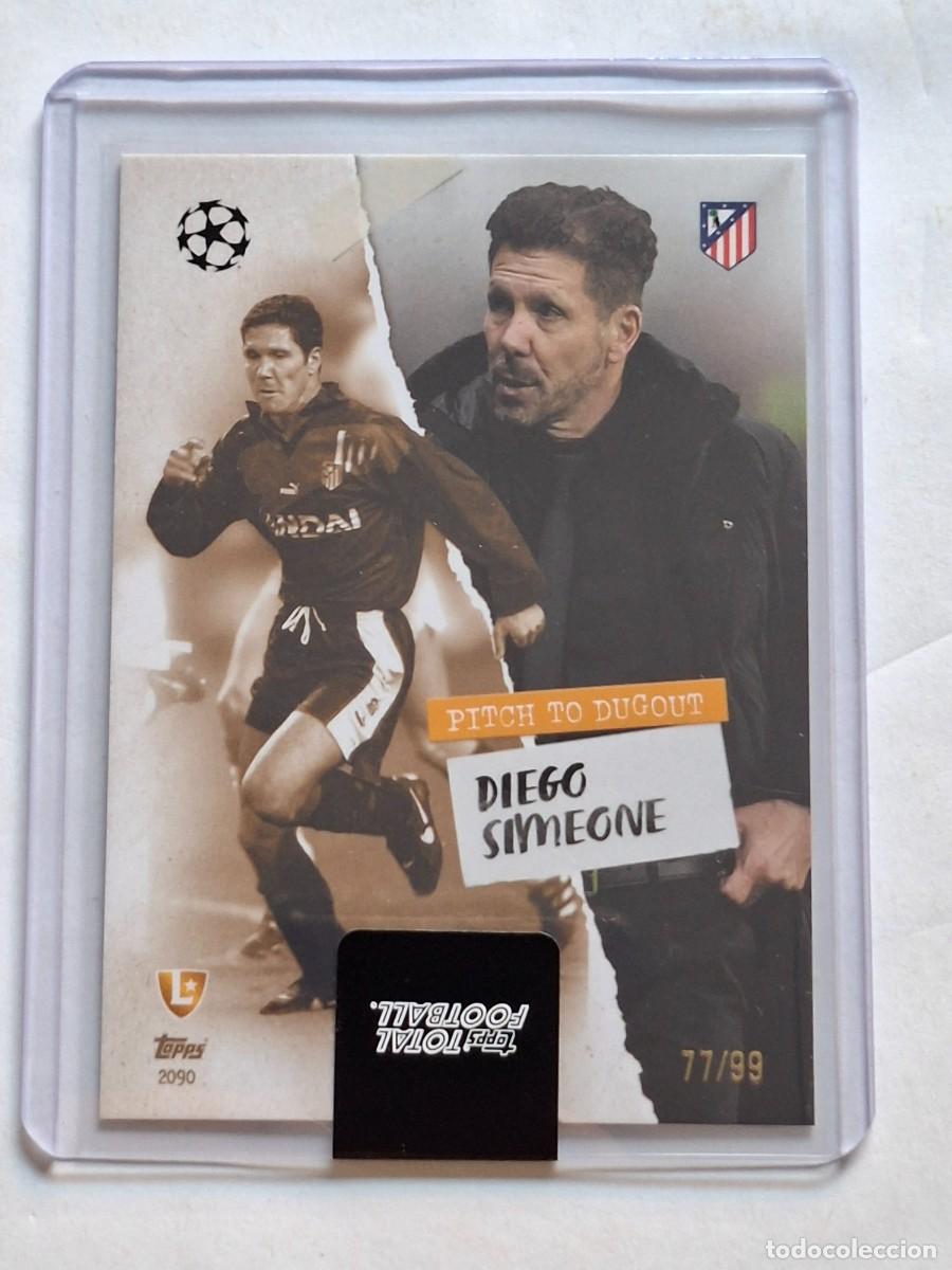 Cromos de f&uacute;tbol: Numerada 77/99 Legend Pitch to Dugout DIEGO SIMEONE (Atl&eacute;tico Madrid) - TOPPS Total Football 2025-26
