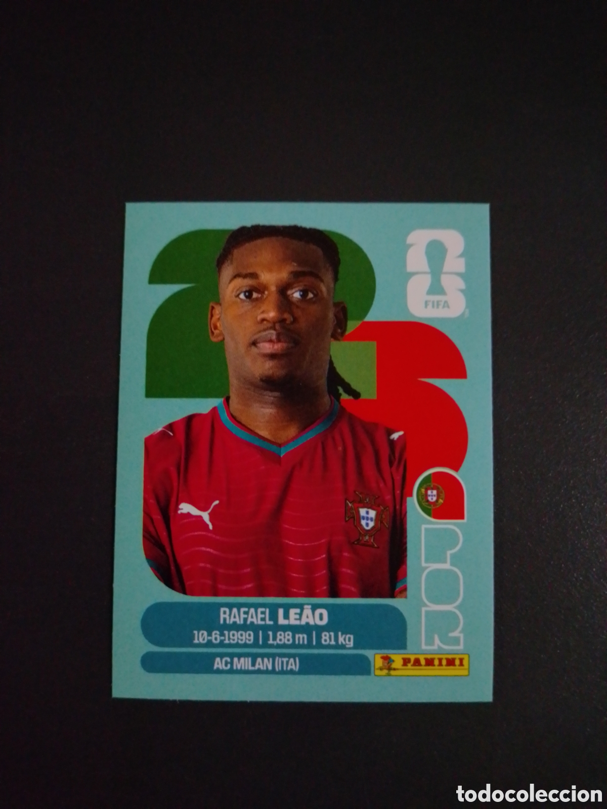 Cromos de f&uacute;tbol: CROMO N&Uacute;MERO 20 LE&Atilde;O PORTUGAL. MUNDIAL 2026. PANINI.