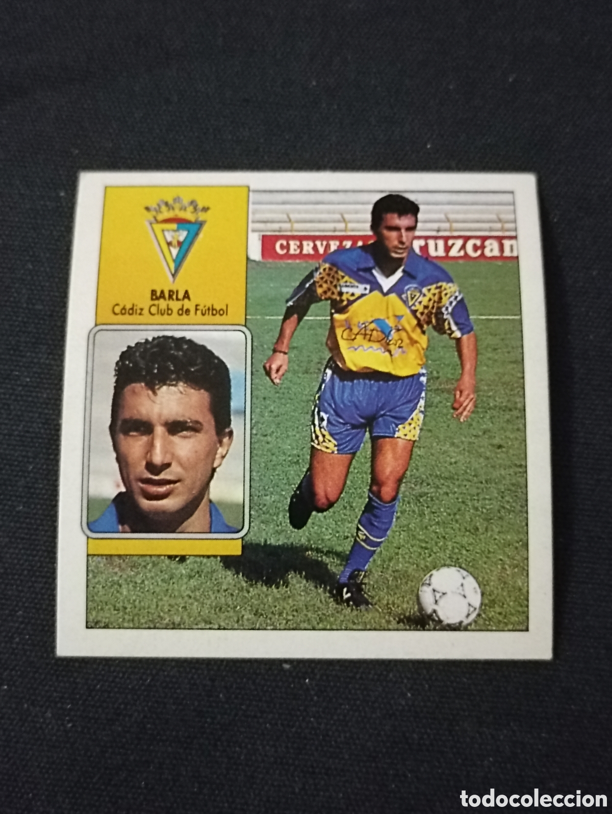 Cromos de f&uacute;tbol: Barla ( C&aacute;diz Club de F&uacute;tbol ). Liga este 92-93