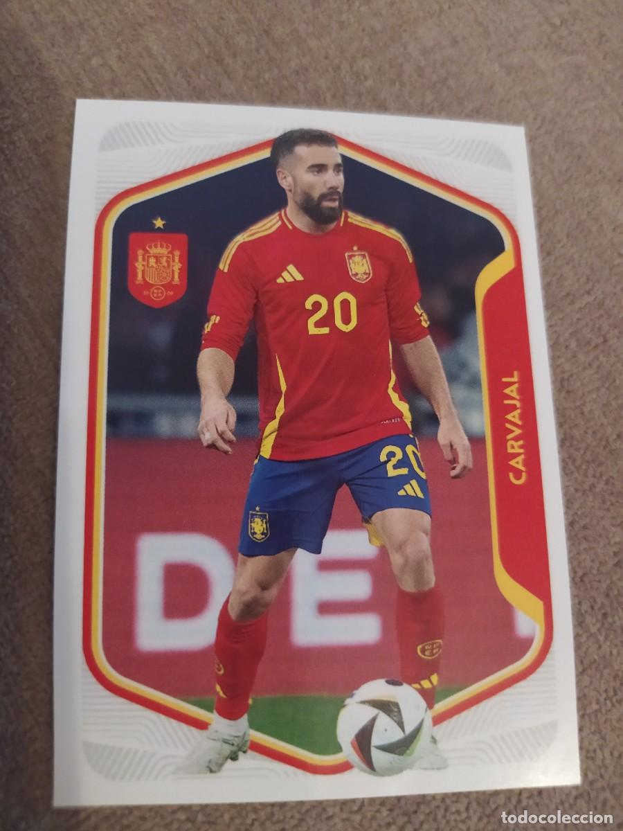 Cromos de f&uacute;tbol: Pegatina 16 Dani Carvajal Espa&ntilde;a Selecci&oacute;n Mundial 2026 Carrefour Panini