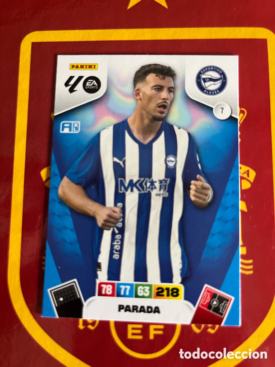 Cromos de f&uacute;tbol: 7 PARADA ADRENALYN 2025 2026 25 26 ALAV&Eacute;S