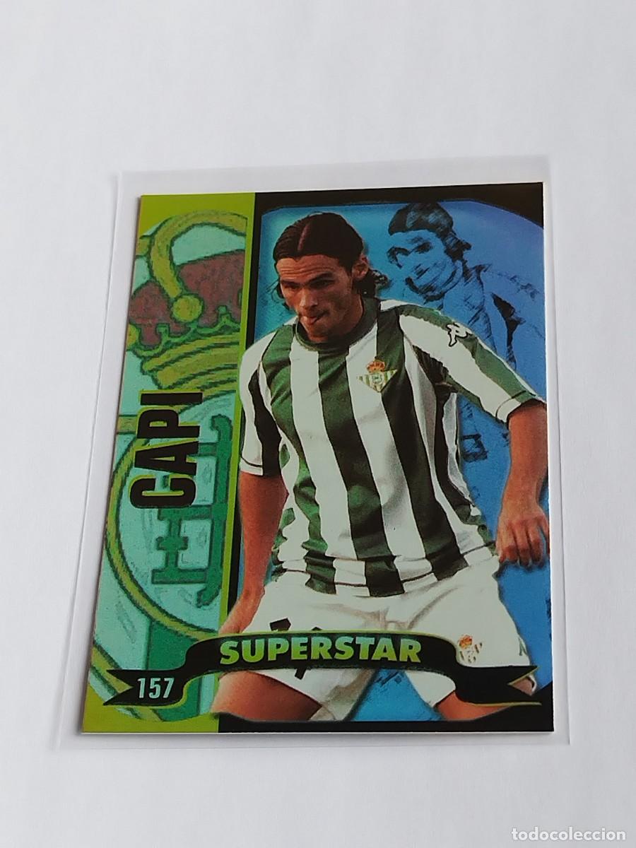 Figurine di Calcio: CAPI SUPERSTAR BRILLO LISO #157 REAL BETIS - MUNDICROMO TOP LA LIGA 2004 2005 MC 04 05 BRILLANTE