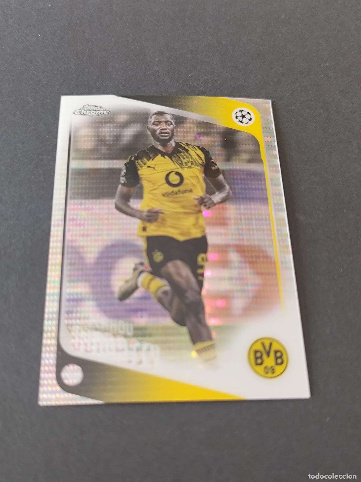 Figurine di Calcio: 59 SERHOU GUIRASSY BORUSSIA DORTMUND PARALELA PULSAR TOPPS UCC CHROME 2025 2026 25 26