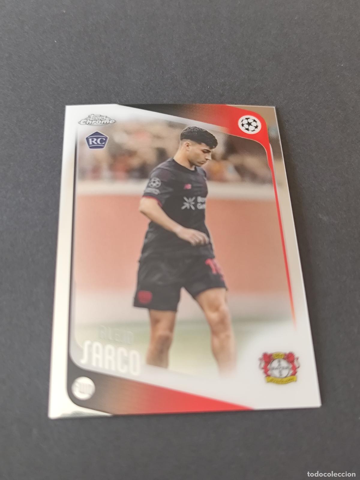 Figurine di Calcio: 44 ALEJO SARCO BAYER 04 LEVERKUSEN TOPPS UCC CHROME 2025 2026 25 26