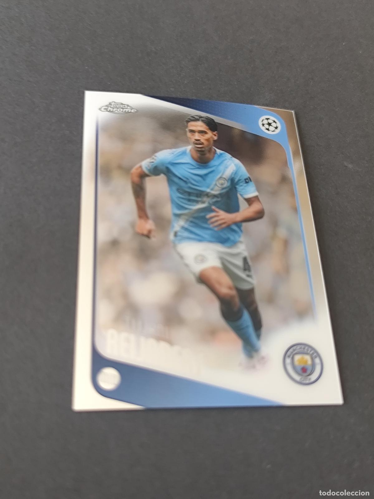 Figurine di Calcio: 155 TIJJANI REIJNDERS MANCHESTER CITY TOPPS UCC CHROME 2025 2026 25 26