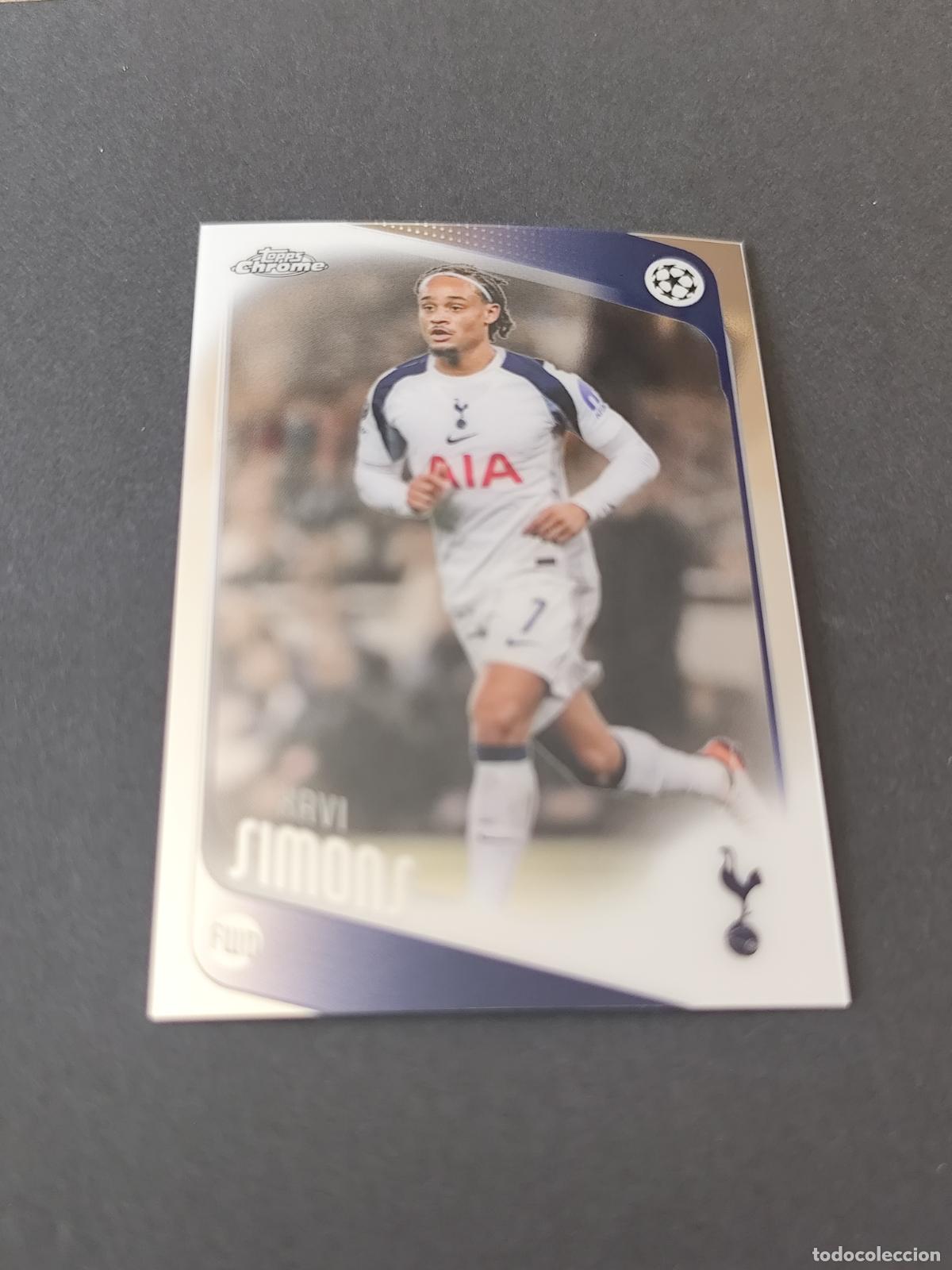 Figurine di Calcio: 85 XAVI SIMONS TOTTENHAM HOTSPUR TOPPS UCC CHROME 2025 2026 25 26