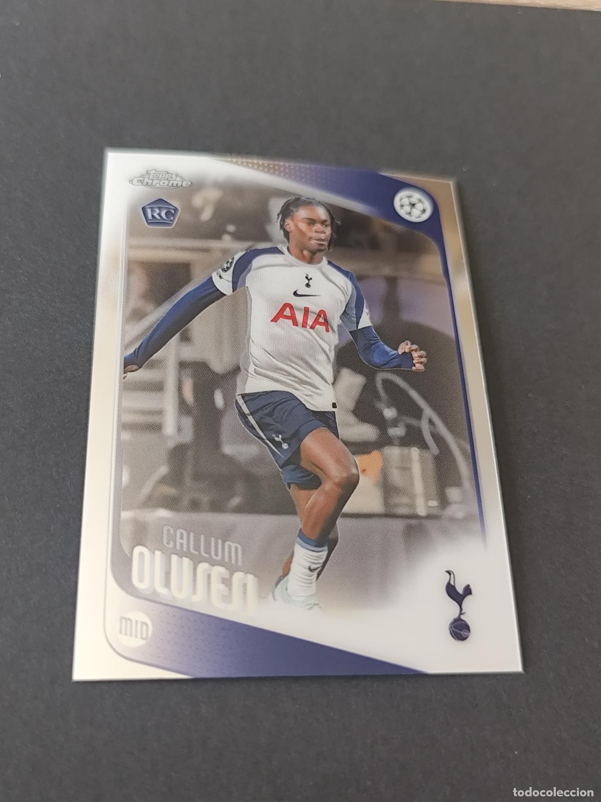 Figurine di Calcio: 134 CALLUM OLUSESI TOTTENHAM HOTSPUR RC TOPPS UCC CHROME 2025 2026 25 26