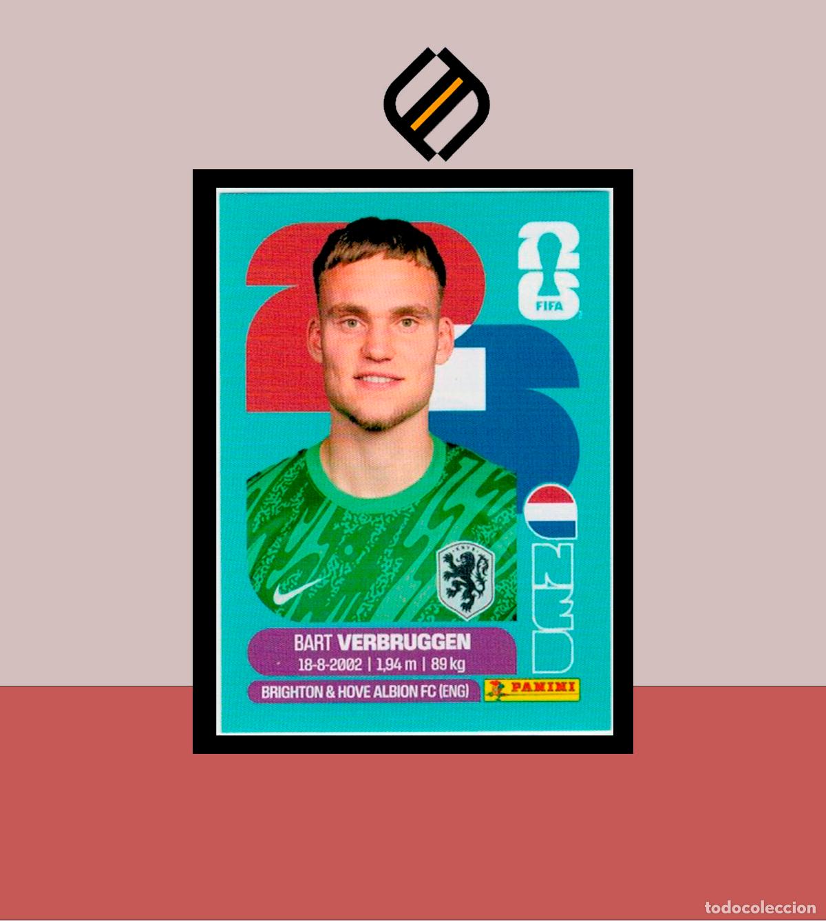 Cromos de f&uacute;tbol: PANINI FIFA CLUB WORLD CUP 2026 26 NED 2 MART VERBRUGGEN HOLANDA STICKER MUNDIAL MEX CAN USA LIGA
