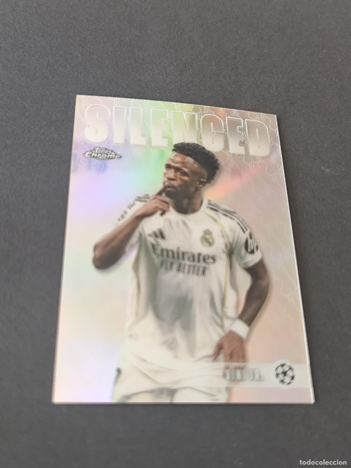 Cromos de f&uacute;tbol: SHH-8 VINICIUS VINI JR. REAL MADRID SILENCED TOPPS UCC CHROME 2025 2026 25 26