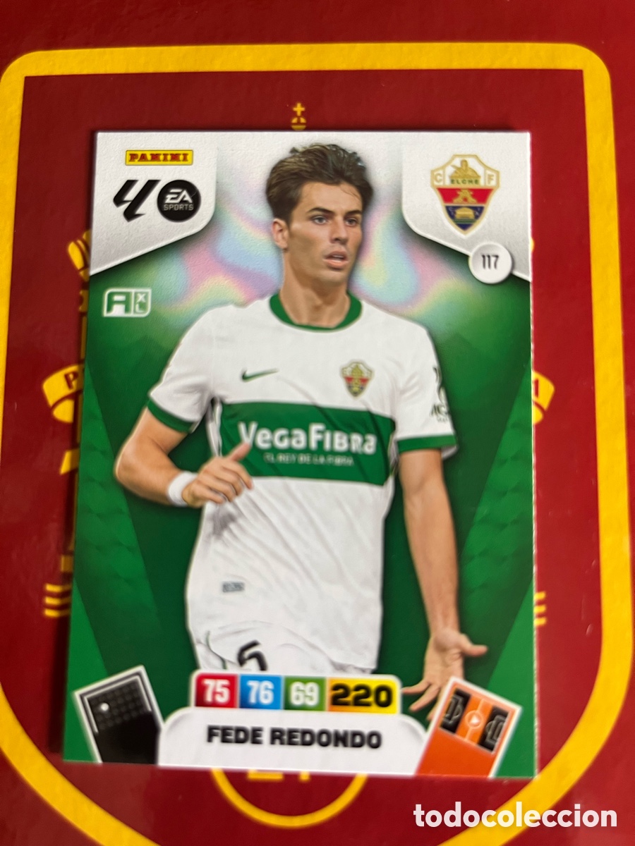 Cromos de f&uacute;tbol: 117 FEDE REDONDO ADRENALYN 2025 2026 25 26 ELCHE