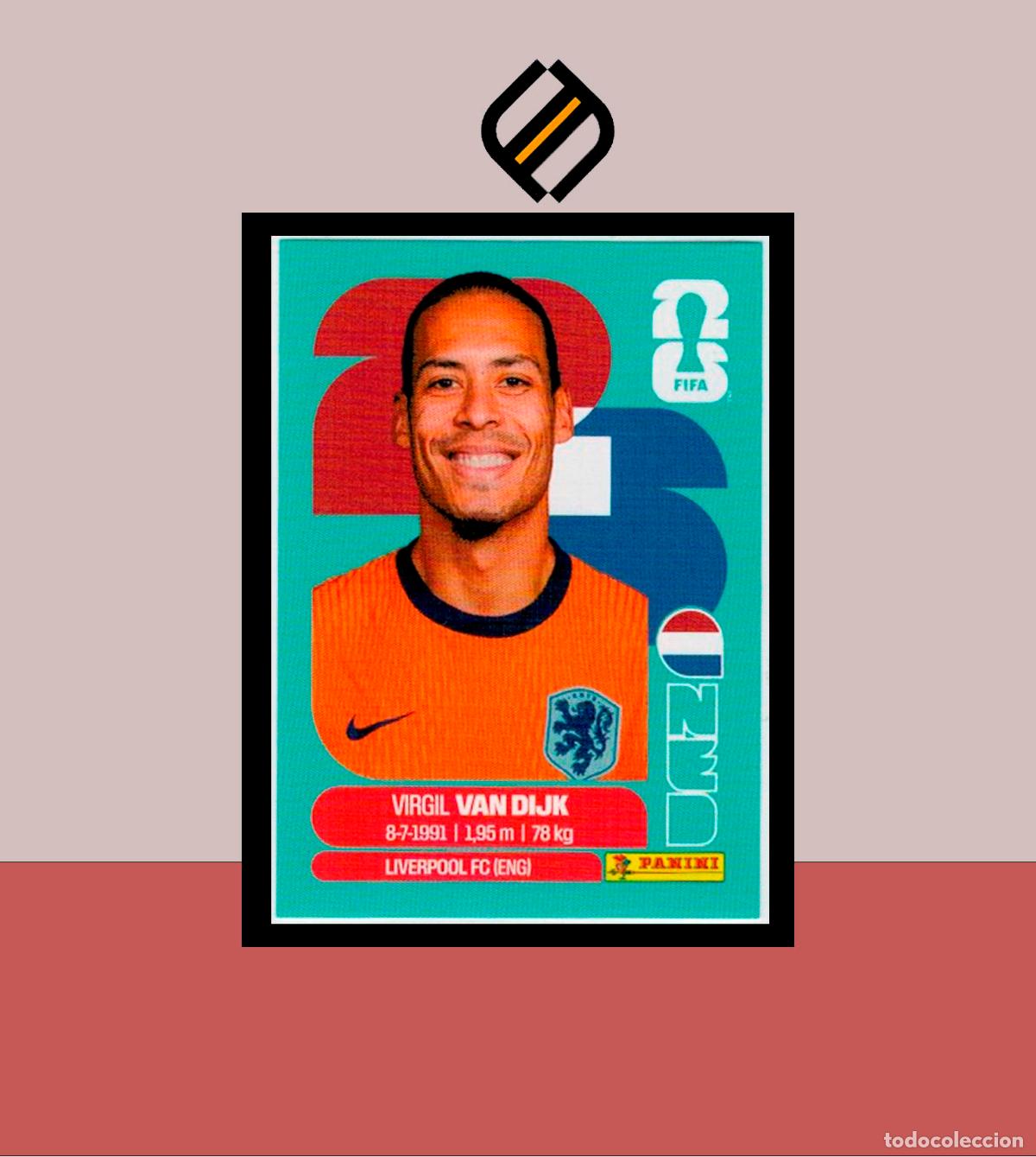 Cromos de f&uacute;tbol: PANINI FIFA CLUB WORLD CUP 2026 26 NED 3 VIRGIL VAN DIJK HOLANDA STICKER MUNDIAL MEX CAN USA LIGA