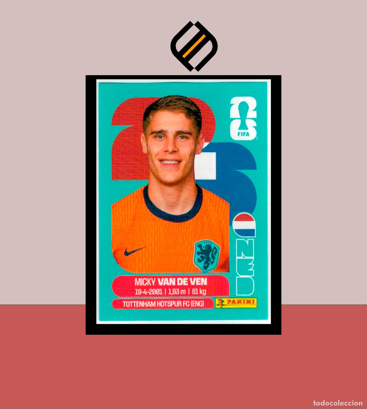 Cromos de f&uacute;tbol: PANINI FIFA CLUB WORLD CUP 2026 26 NED 4 MICKY VAN DE VEN HOLANDA STICKER MUNDIAL MEX CAN USA LIGA