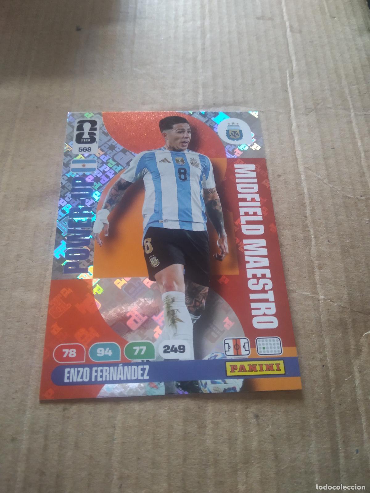 Cromos de f&uacute;tbol: 568 ENZO FERNANDEZ ARGENTINA CROMO FUTBOL PANINI ADRENALYN MUNDIAL 2026 WORLD CUP