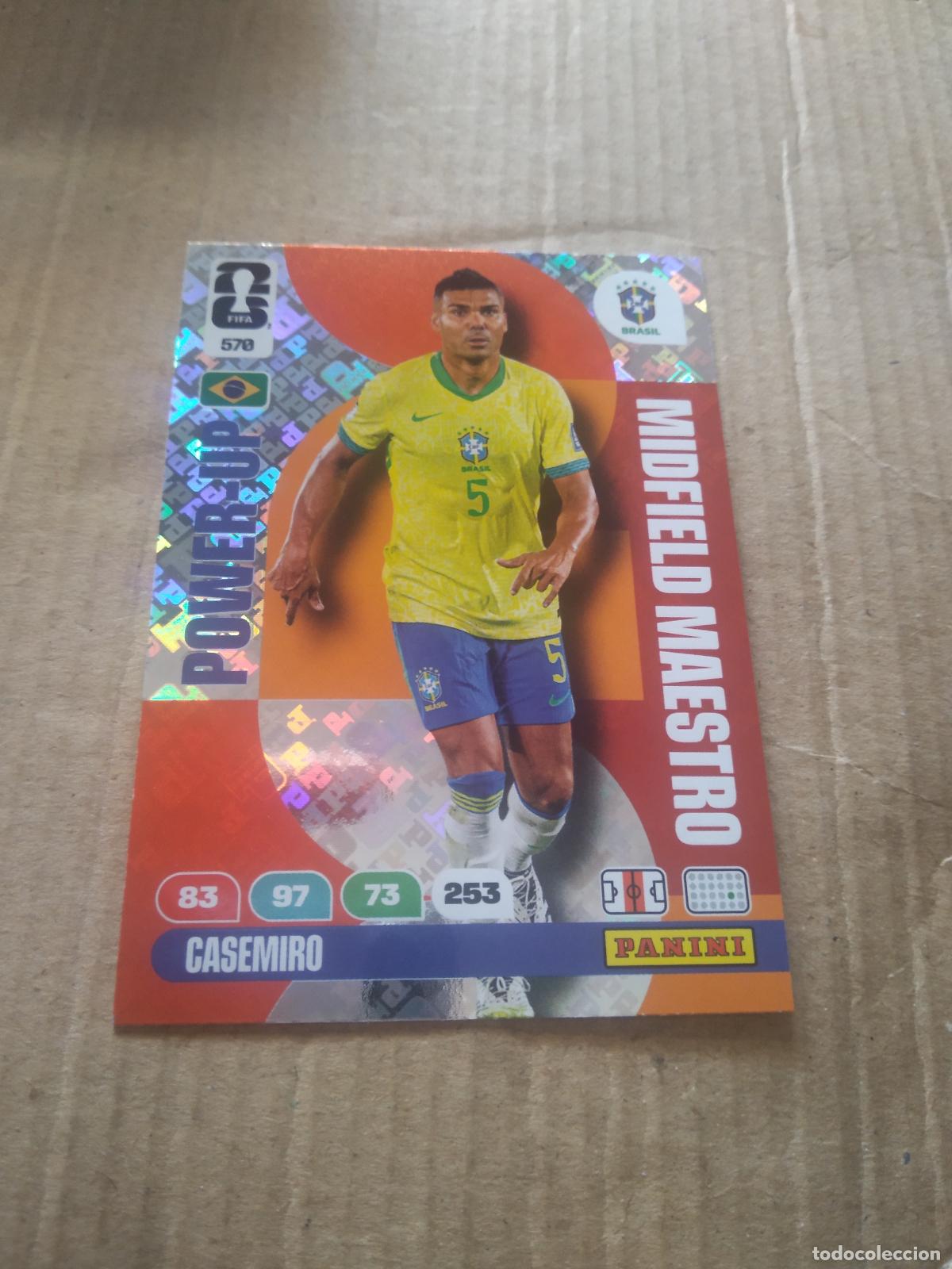 Cromos de f&uacute;tbol: 570 CASEMIRO BRASIL CROMO FUTBOL PANINI ADRENALYN MUNDIAL 2026 WORLD CUP
