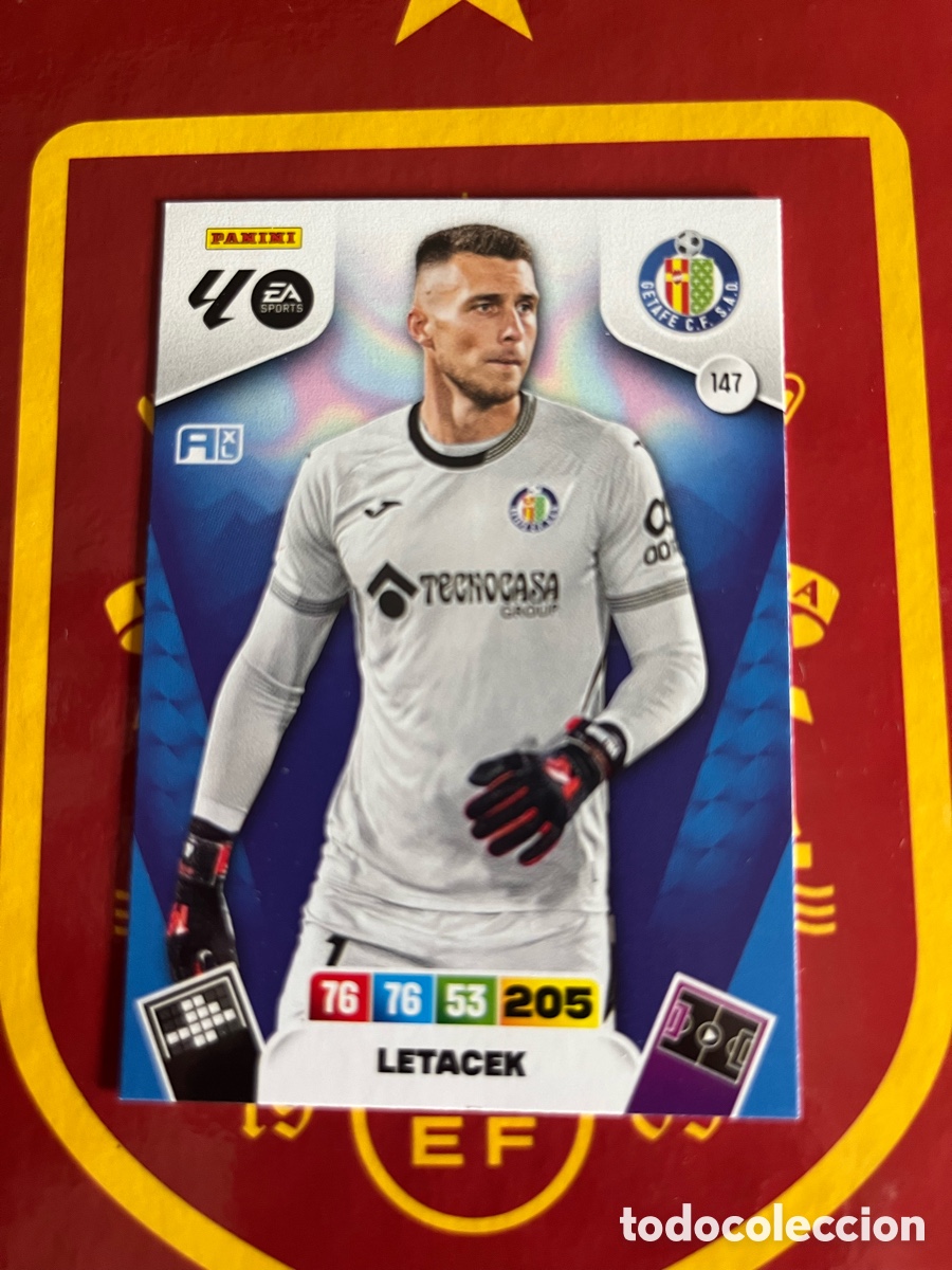 Cromos de f&uacute;tbol: 147 LETACEK ADRENALYN 2025 2026 25 26 GETAFE