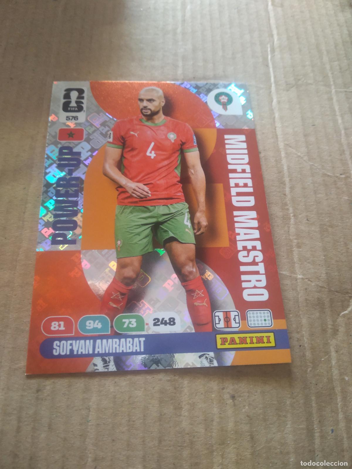 Cromos de f&uacute;tbol: 576 AMRABAT MARRUECOS CROMO FUTBOL PANINI ADRENALYN MUNDIAL 2026 WORLD CUP