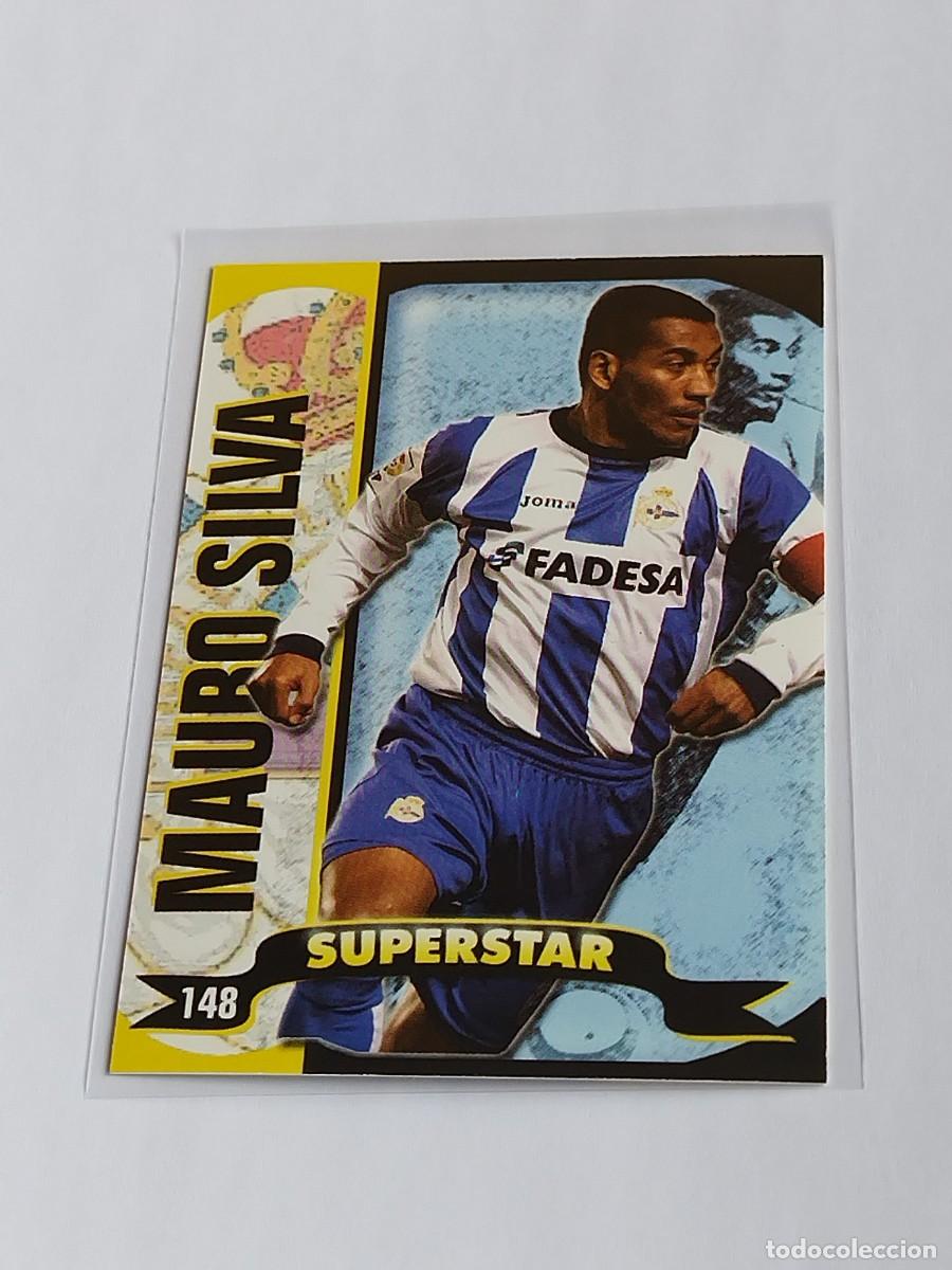 Cromos de f&uacute;tbol: MAURO SILVA SUPERSTAR MATE #148 RC DEPORTIVO MUNDICROMO TOP LA LIGA 2004 2005 04 05