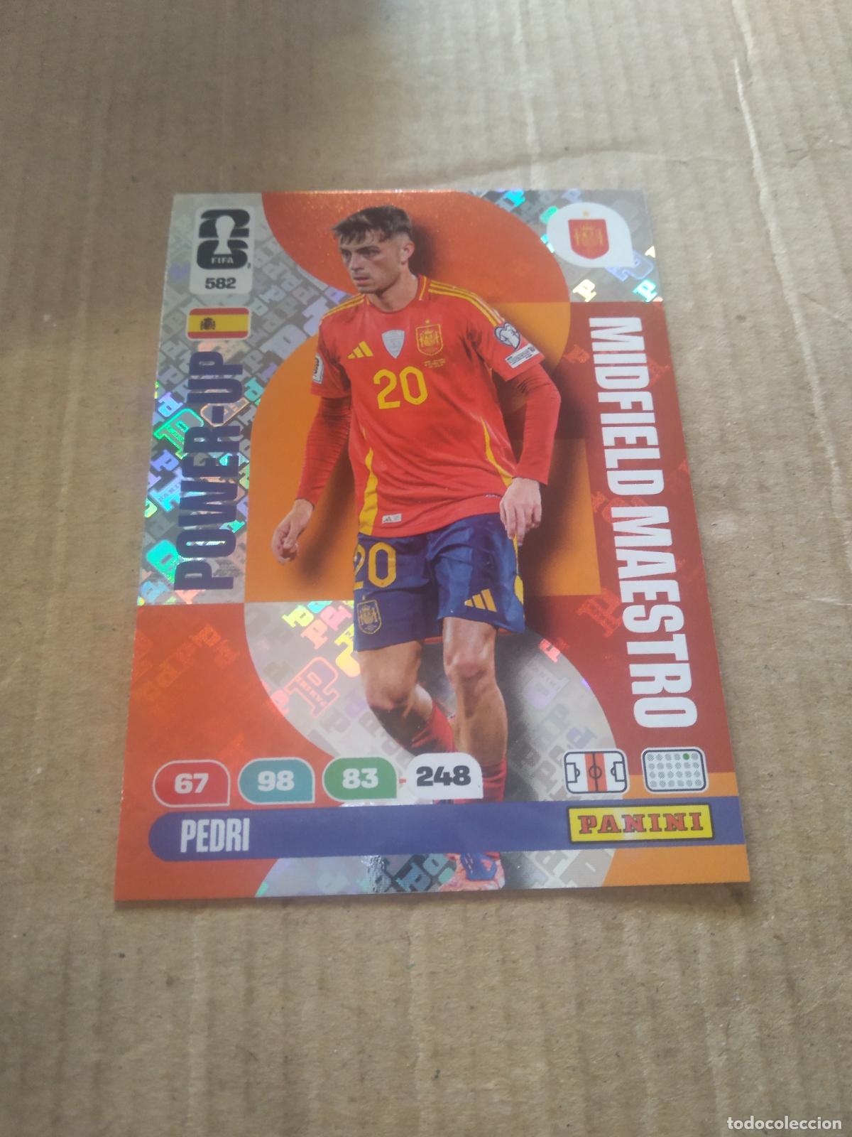 Cromos de f&uacute;tbol: 582 PEDRI ESPA&Ntilde;A CROMO FUTBOL PANINI ADRENALYN MUNDIAL 2026 WORLD CUP