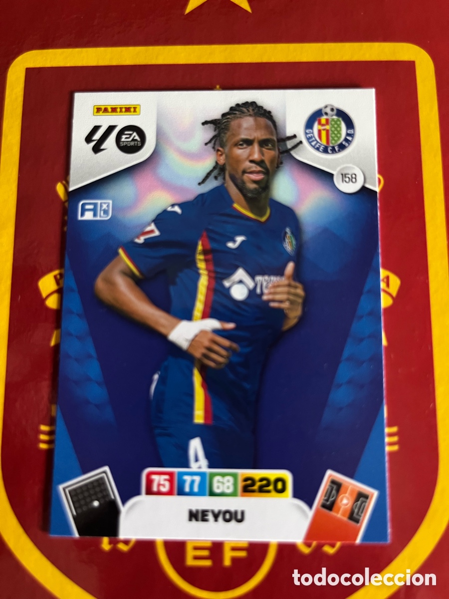 Cromos de f&uacute;tbol: 158 NEYOU ADRENALYN 2025 2026 25 26 GETAFE