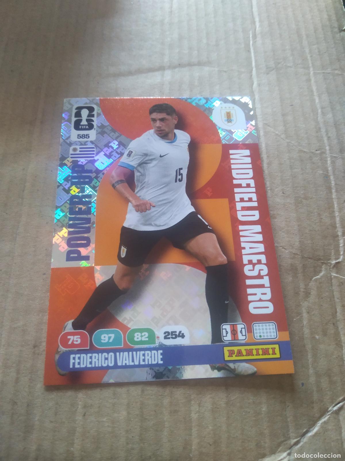 Cromos de f&uacute;tbol: 585 FEDE VALVERDE URUGUAY CROMO FUTBOL PANINI ADRENALYN MUNDIAL 2026 WORLD CUP