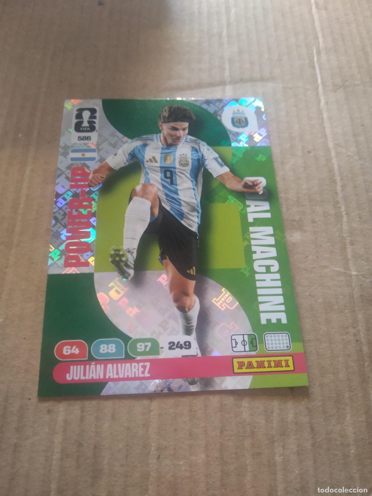 Cromos de f&uacute;tbol: 586 JULIAN ALVAREZ ARGENTINA CROMO FUTBOL PANINI ADRENALYN MUNDIAL 2026 WORLD CUP
