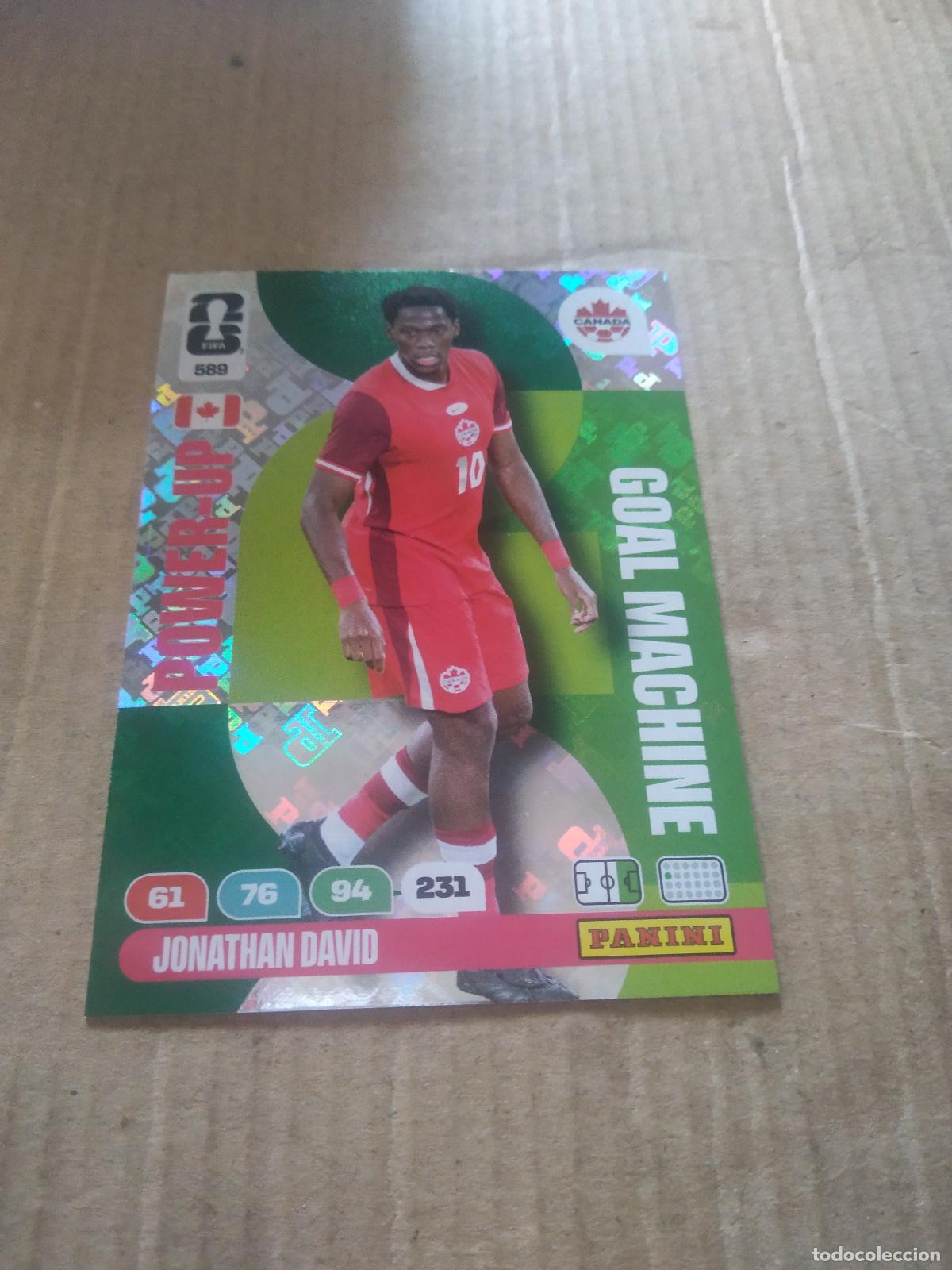 Cromos de f&uacute;tbol: 589 JONATHAN DAVID CANADA CROMO FUTBOL PANINI ADRENALYN MUNDIAL 2026 WORLD CUP