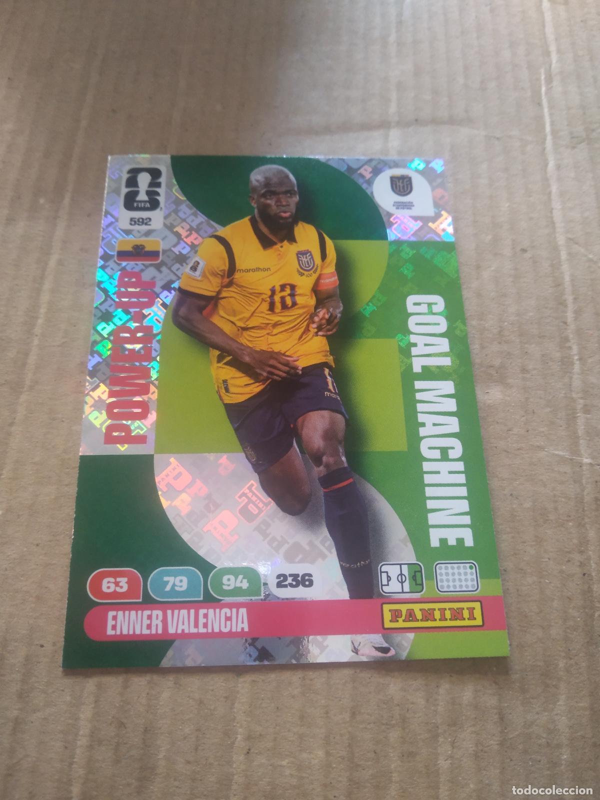 Cromos de f&uacute;tbol: 592 ENNER VALENCIA ECUADOR CROMO FUTBOL PANINI ADRENALYN MUNDIAL 2026 WORLD CUP