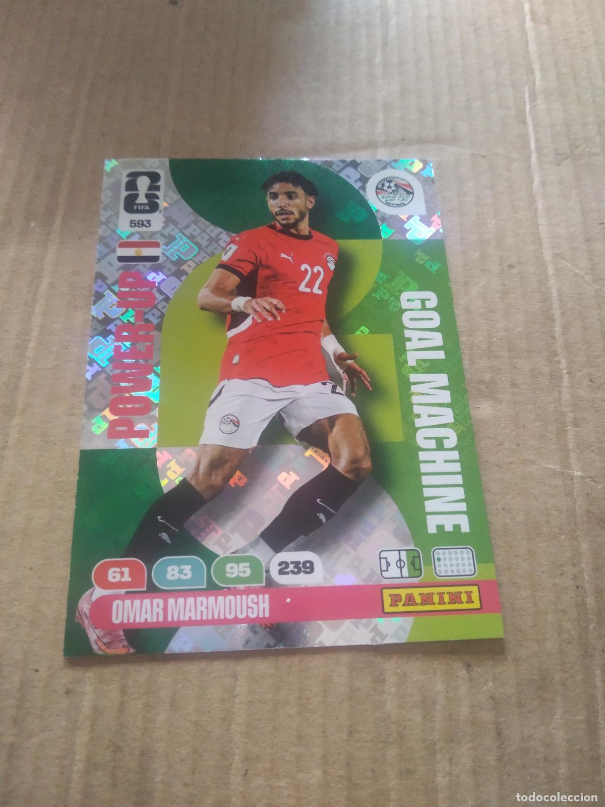 Cromos de f&uacute;tbol: 593 OMAR MARMOUSH EGIPTO CROMO FUTBOL PANINI ADRENALYN MUNDIAL 2026 WORLD CUP