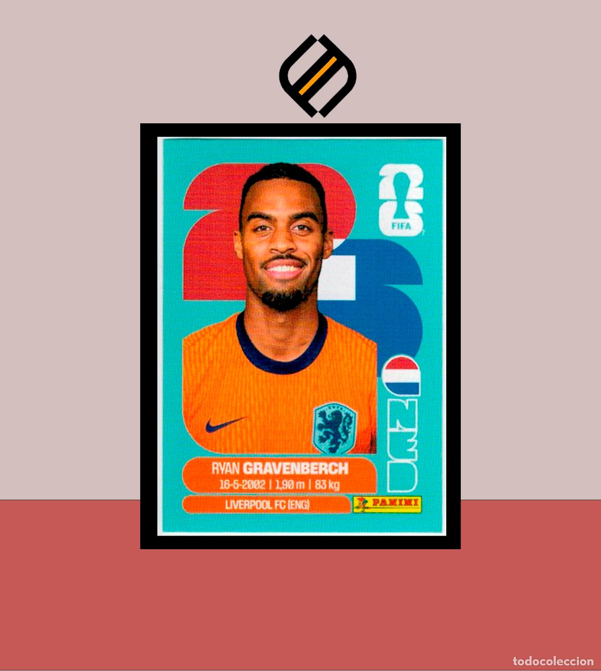 Cromos de f&uacute;tbol: PANINI FIFA CLUB WORLD CUP 2026 26 NED 11 RYAN GRAVENBERCH HOLANDA STICKER MUNDIAL MEX CAN USA LIGA