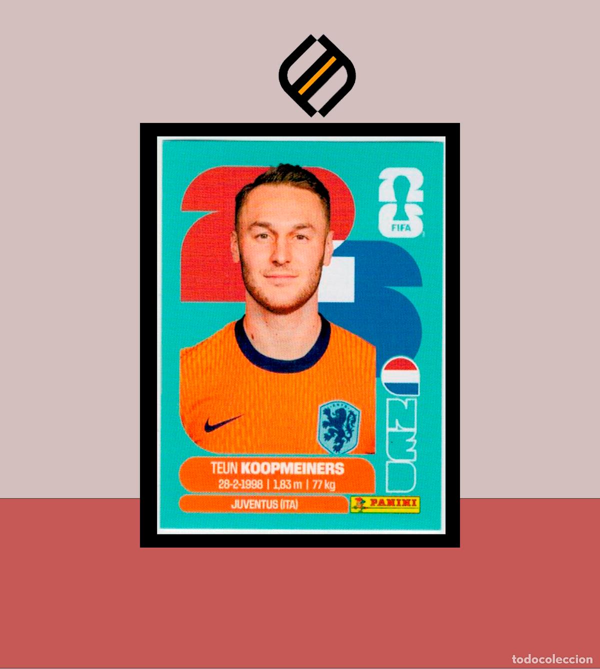 Cromos de f&uacute;tbol: PANINI FIFA CLUB WORLD CUP 2026 26 NED 12 TEUN KOOPMEINERS HOLANDA STICKER MUNDIAL MEX CAN USA LIGA