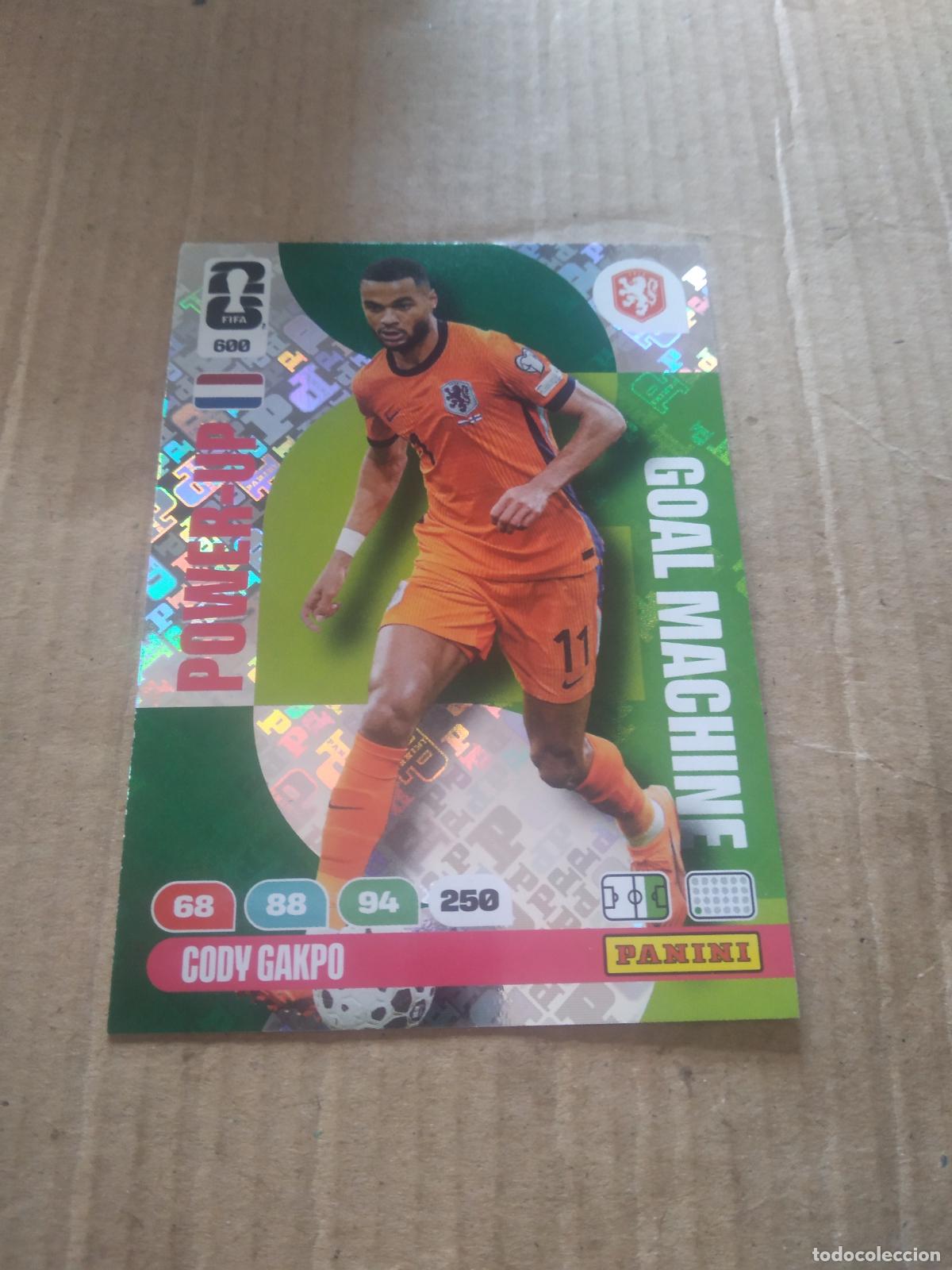 Cromos de f&uacute;tbol: 600 GAKPO HOLANDA PAISES BAJOS CROMO FUTBOL PANINI ADRENALYN MUNDIAL 2026 WORLD CUP