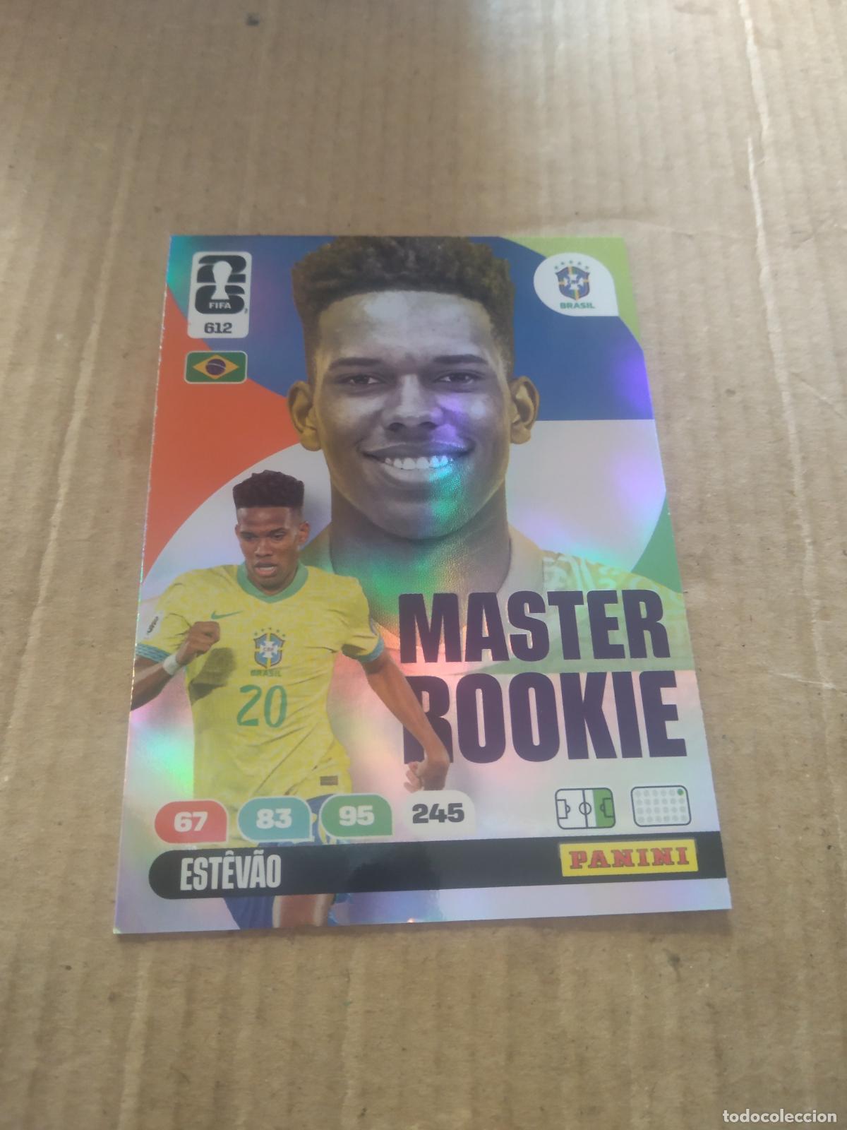 Cromos de f&uacute;tbol: 612 ESTEVAO ROOKIE BRASIL CROMO FUTBOL PANINI ADRENALYN MUNDIAL 2026 WORLD CUP