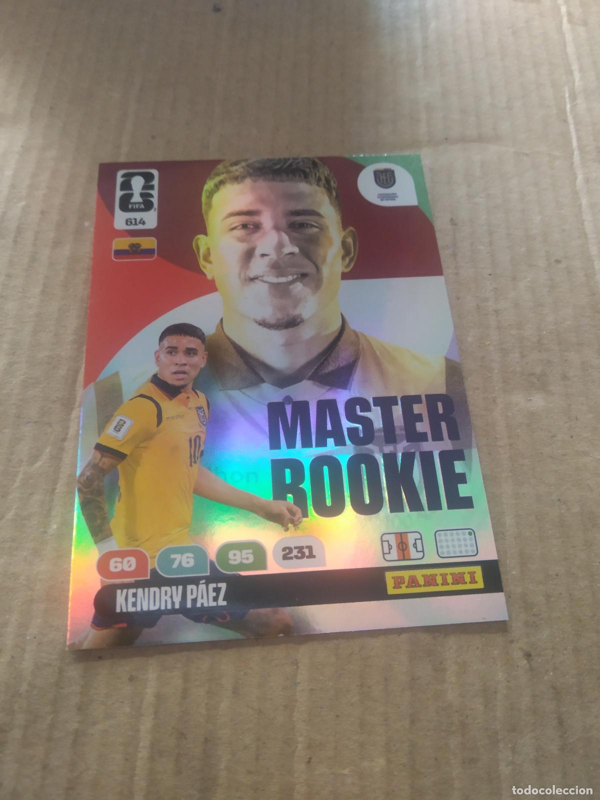 Fu&szlig;ball-Sticker: 614 KENDRY PAEZ ECUADOR CROMO FUTBOL PANINI ADRENALYN MUNDIAL 2026 WORLD CUP